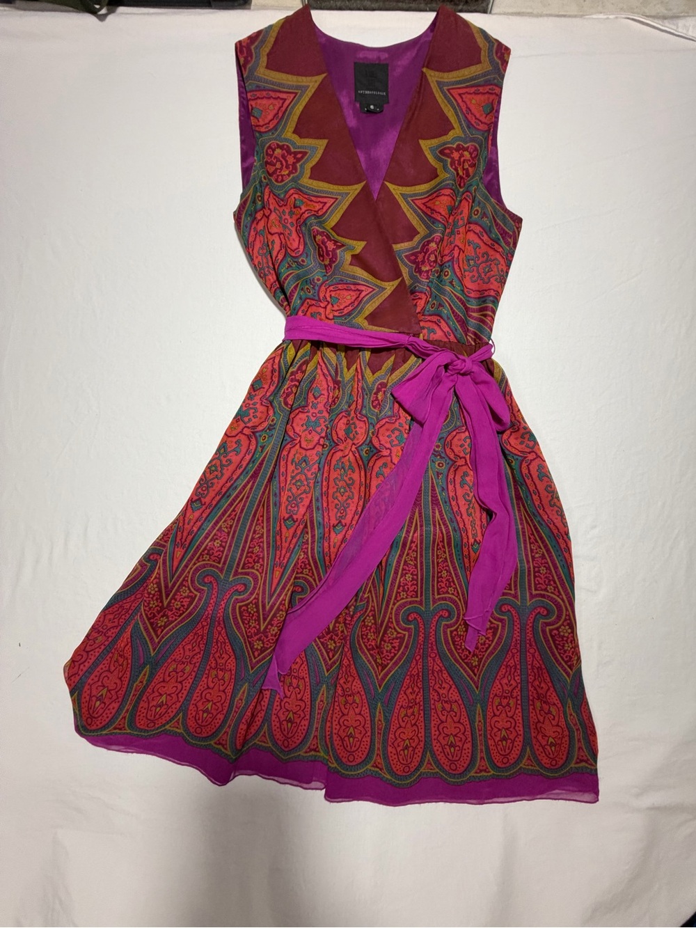 Anna Sui for Anthropologie silk dress